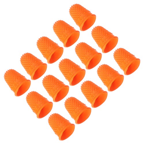 15pc rubber finger tips - rubber,
