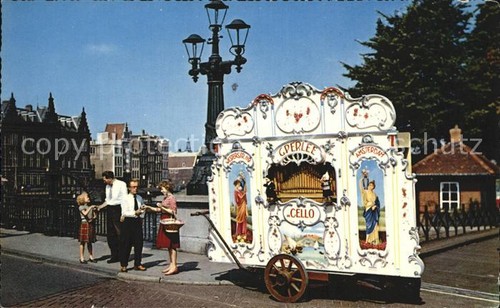 Barrel organ lyre box - organ,