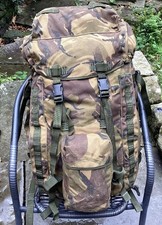 ORIGINAL BRITISH ARMY DPM INFANTRY RUCKSACK & FRAME, 2003, GRADE 1