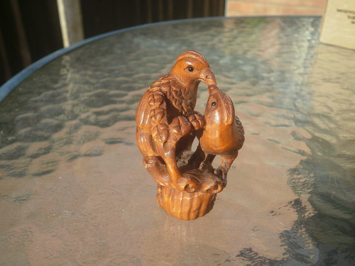 Hand carved wood - hand, netsuke