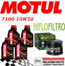TRIUMPH BONNEVILLE T120 1200 CUTTING KIT 4 LT MOTUL 7100 10W50 + OIL FILTER