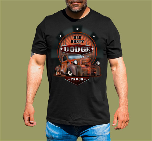 Vintage rusty truck shirt - vintage,