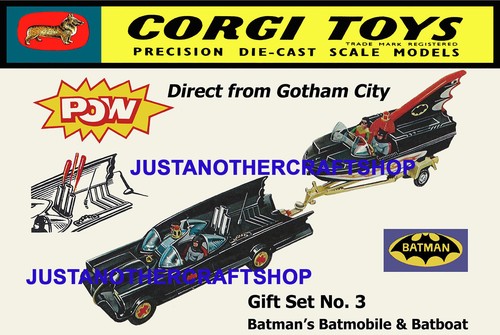 Corgi toys batman - batman, batmobile