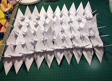 Handmade origami cranes 100 - handmade,