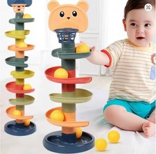 Track Rolling Ball Push Pop