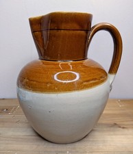 Vintage Farmhouse Jug J G Hawley Bristol Antique Cider Traditional Classic Brown