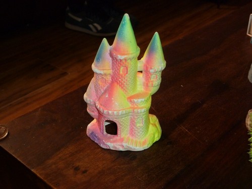 Fish tank pink rainbow - fish,