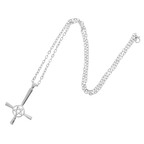 Inverted pentagram cross - inverted,
