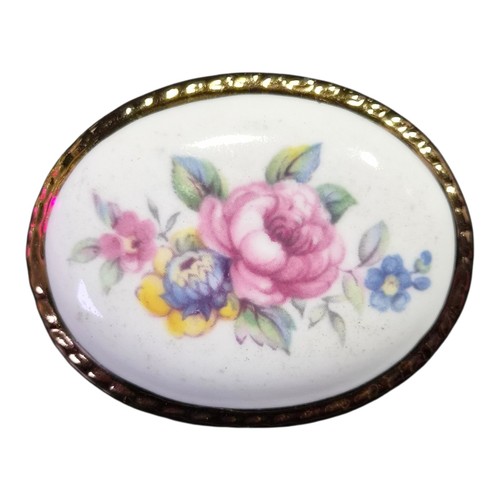 Vintage porcelain oval - porcelain, floral