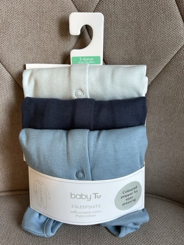 Pure cotton baby sleepsuits - pure,
