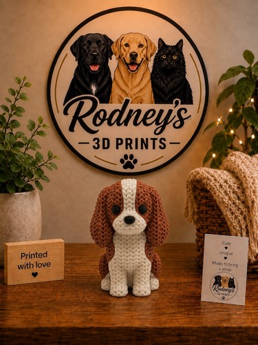 Printed cavalier king - 3d,