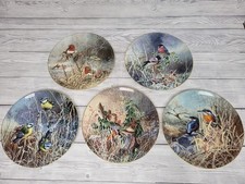 Coalport Frosty Mornings Birds Limited Edition Bone China 8”Display Plates X5.PS