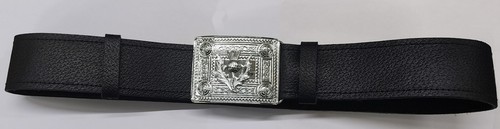 Black leather scottish - black,