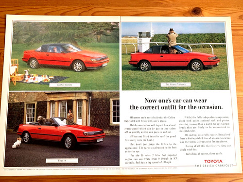 Toyota celica cabriolet - toyota, 1980s