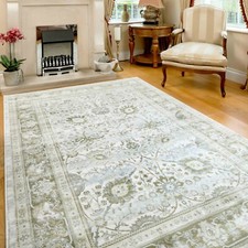 Green Floral Classic Rugs |