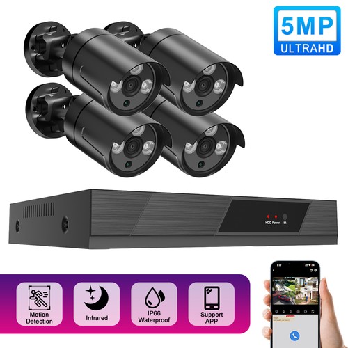 5mp 4ch dvr home cctv - cctv, kit