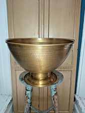 Large hammered metal - hammered, indian