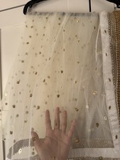 Net Dupatta with Gold Detail