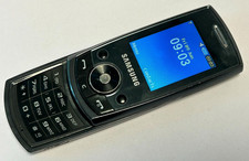 Samsung J700 Mobile Phone UNLOCKED SGH-J700 Black Slider Original Fully Working