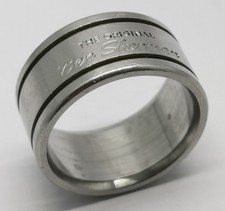 Vintage The Original Ben Sherman Stainless Steel Gents Band Ring UK Sz X-X½  14g