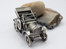 Sterling Silver Miniature Car Model, Opel Torpedo, Vauxhall, Classic Italian