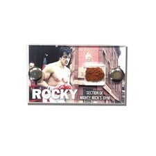 Movie Prop Display Screen - Used Rocky Mighty Mick's Gym section with COA.