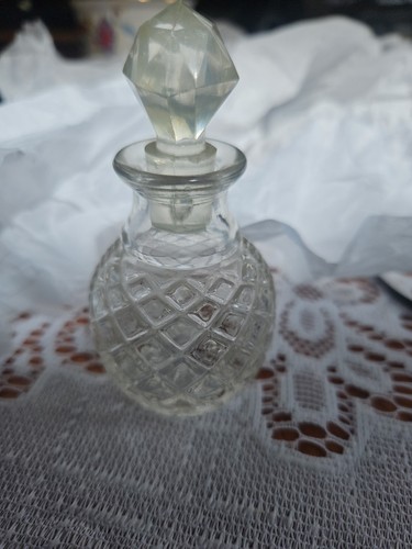 Vintage perfume bottle with - vintage,