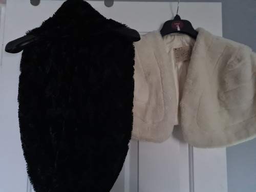 Cream off white vintage faux - cream,