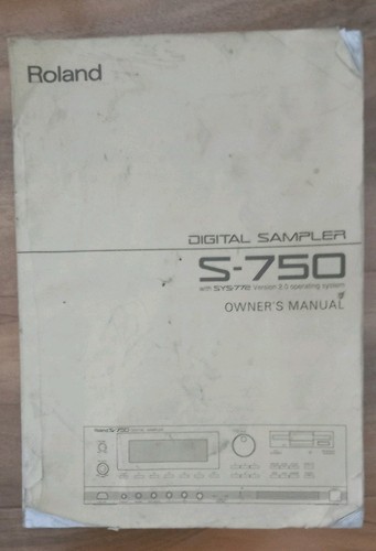 Roland s750 digital sampler - digital,