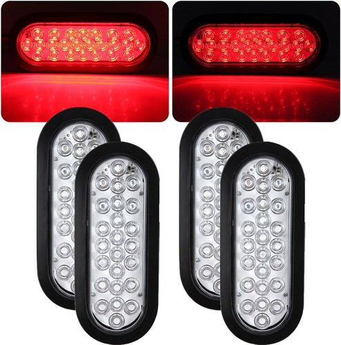Inch oval red 24 led - red,