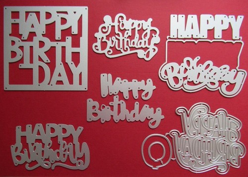 Types happy birthday metal - 6,