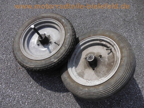 Front wheel rear wheel