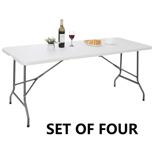 4pcs 6ft folding table - 4pcs,