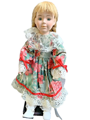Porcelain doll daniella - porcelain,