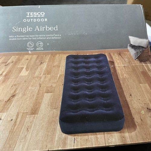 Tesco outdoor single air bed - outdoor,