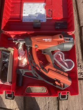 Hilti GX120 Nail Gun. Gas,nails And Carry Case in great condition 