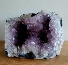 Natural Amethyst Druze Geode