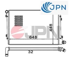 COOLANT RADIATOR 60C9062-JPN