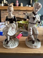Vintage Porcelain Man & Woman