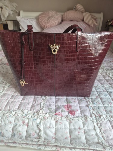 Lipsy faux croc - leather, tote