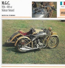 M.G.C. n3a - 600 cc sidecar