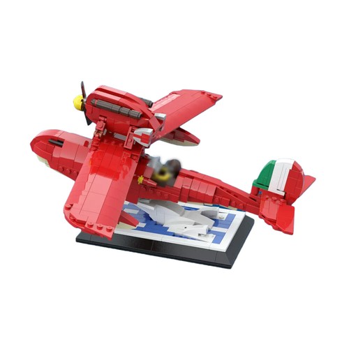 Porco rosso seaplane model - rosso,