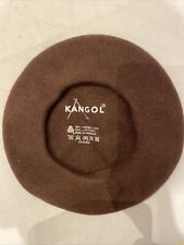 Kangol New Brown Wool beret hat Unisex