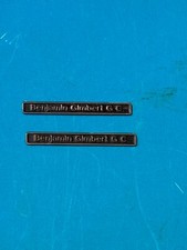 BR Loco Name Plates for CLASS 66 077 66077 BENJAMIN GIMBERT QC