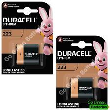 2 x Duracell 223 6V Lithium