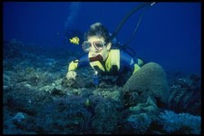 156038 Scuba Diver With Clown