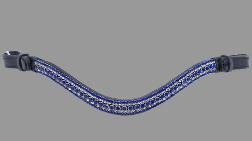 Leather multi crystal bling - leather,