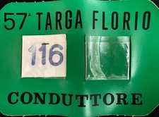 Very Rare 1957 Targa Florio Mille Miglia Arm Band Ferrari Abarth Alfa Fiat.