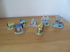 Tetley Tea Folk Collectable Houses - Complete Set of 7