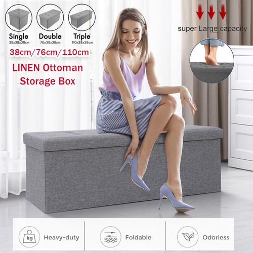 Footstool storage stool seat - storage,